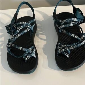 Chaco Black and Blue Women Active Sandals Size 10. Like new condition.